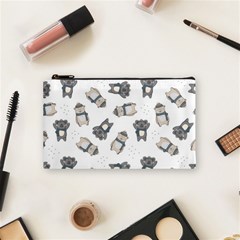 Cute Seamless Pattern With Koala Panda Bear Cosmetic Bag (small) by Wegoenart