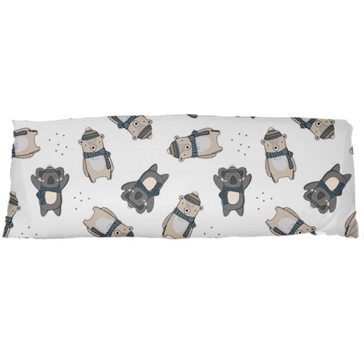 Cute Seamless Pattern With Koala Panda Bear Body Pillow Case Dakimakura (Two Sides)