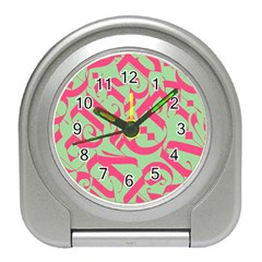 Pattern Ornament Gothic Style Elegant Font Tattoos Travel Alarm Clock