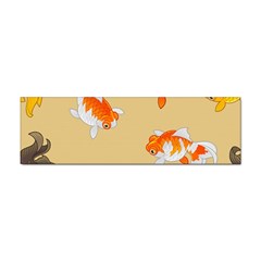 Gold Fish Seamless Pattern Background Sticker Bumper (100 pack)