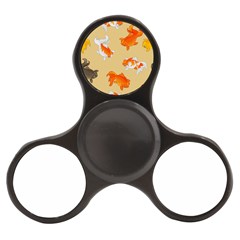 Gold Fish Seamless Pattern Background Finger Spinner by Wegoenart