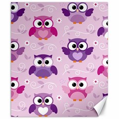 Seamless Cute Colourfull Owl Kids Pattern Canvas 20  X 24  by Wegoenart