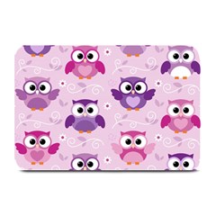 Seamless Cute Colourfull Owl Kids Pattern Plate Mats by Wegoenart