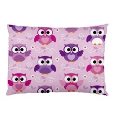 Seamless Cute Colourfull Owl Kids Pattern Pillow Case by Wegoenart