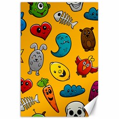 Graffiti Characters Seamless Ornament Canvas 20  X 30  by Wegoenart