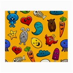 Graffiti Characters Seamless Ornament Small Glasses Cloth (2 Sides) Front