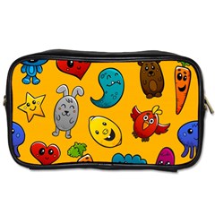 Graffiti Characters Seamless Ornament Toiletries Bag (two Sides) by Wegoenart