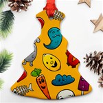 Graffiti Characters Seamless Ornament Christmas Tree Ornament (Two Sides) Front