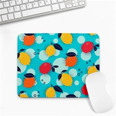 Pop Art Style Citrus Seamless Pattern Small Mousepad