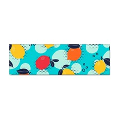 Pop Art Style Citrus Seamless Pattern Sticker Bumper (10 Pack) by Wegoenart