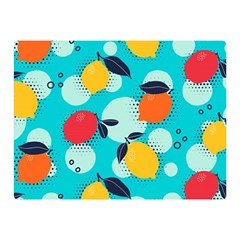 Pop Art Style Citrus Seamless Pattern Double Sided Flano Blanket (mini)  by Wegoenart