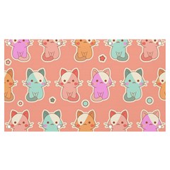 Cute Kawaii Kittens Seamless Pattern Banner And Sign 7  X 4  by Wegoenart