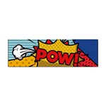 Pow Word Pop Art Style Expression Vector Sticker Bumper (100 pack) Front