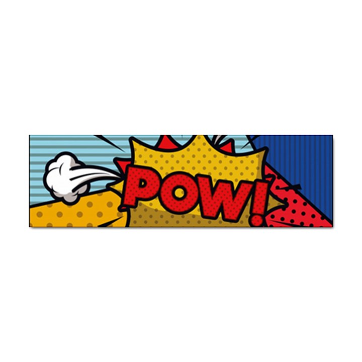 Pow Word Pop Art Style Expression Vector Sticker Bumper (100 pack)