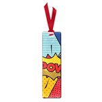 Pow Word Pop Art Style Expression Vector Small Book Marks Front