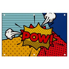 Pow Word Pop Art Style Expression Vector Banner And Sign 6  X 4  by Wegoenart