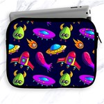 Space Pattern Apple iPad 2/3/4 Zipper Cases Front