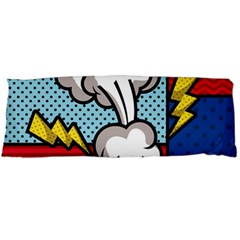 Rays Smoke Pop Art Style Vector Illustration Body Pillow Case (dakimakura) by Wegoenart