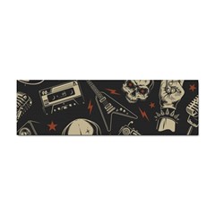 Grunge Seamless Pattern With Skulls Sticker (bumper) by Wegoenart