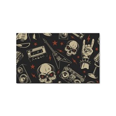 Grunge Seamless Pattern With Skulls Sticker Rectangular (10 Pack) by Wegoenart