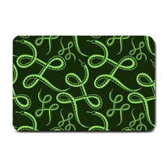 Snakes Seamless Pattern Small Doormat by Wegoenart