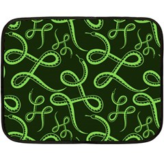 Snakes Seamless Pattern Double Sided Fleece Blanket (mini)  by Wegoenart