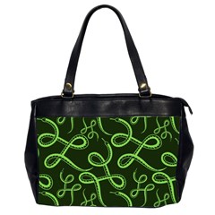 Snakes Seamless Pattern Oversize Office Handbag (2 Sides)