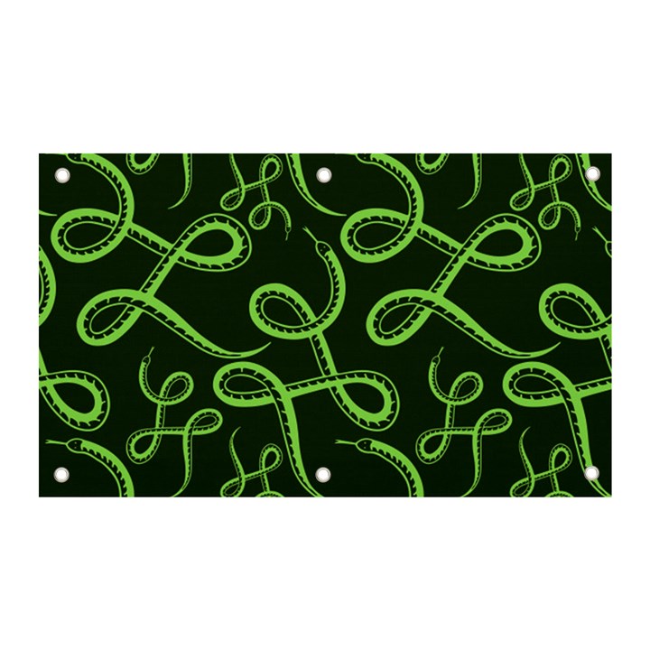 Snakes Seamless Pattern Banner and Sign 5  x 3 