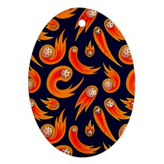 Space Patterns Pattern Ornament (oval)