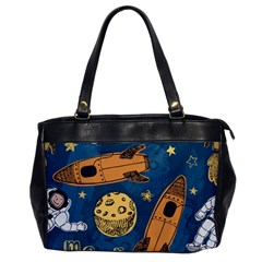 Missile Pattern Oversize Office Handbag by Wegoenart