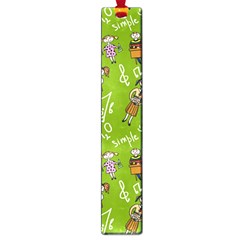 Seamless Pattern With Kids Large Book Marks by Wegoenart