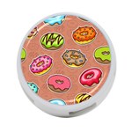 Doughnut Doodle Colorful Seamless Pattern 4-Port USB Hub (Two Sides) Front