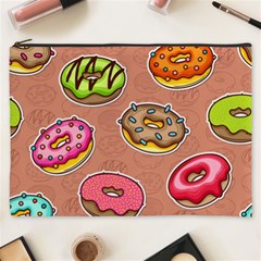 Doughnut Doodle Colorful Seamless Pattern Cosmetic Bag (xxxl) by Wegoenart