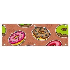 Doughnut Doodle Colorful Seamless Pattern Banner And Sign 6  X 2  by Wegoenart