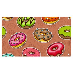 Doughnut Doodle Colorful Seamless Pattern Banner And Sign 7  X 4  by Wegoenart