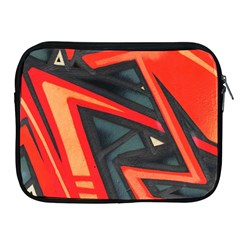 Graffiti Detail Wallpaper Texture Background Apple Ipad 2/3/4 Zipper Cases by Wegoenart