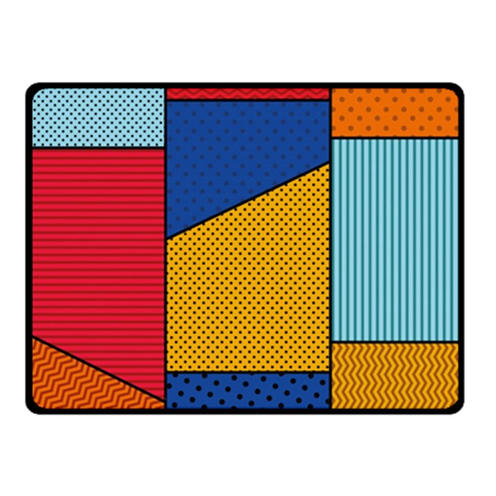 Dotted Colors Background Pop Art Style Vector Fleece Blanket (Small)