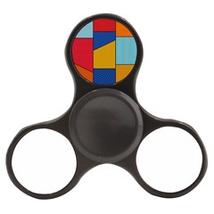 Dotted Colors Background Pop Art Style Vector Finger Spinner by Wegoenart