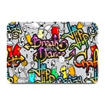 Hip Hop Background Plate Mats 18 x12  Plate Mat