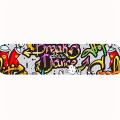 Hip Hop Background Large Bar Mat by Wegoenart