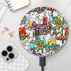 Hip Hop Background Wireless Charger by Wegoenart