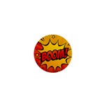 Explosion Boom Pop Art Style 1  Mini Buttons Front