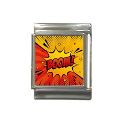 Explosion Boom Pop Art Style Italian Charm (13mm)