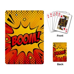 Explosion Boom Pop Art Style Playing Cards Single Design (rectangle) by Wegoenart