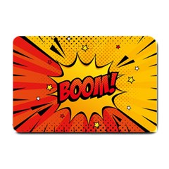 Explosion Boom Pop Art Style Small Doormat by Wegoenart