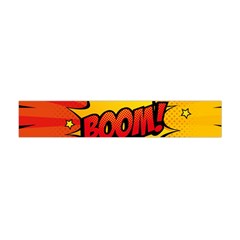 Explosion Boom Pop Art Style Flano Scarf (mini) by Wegoenart