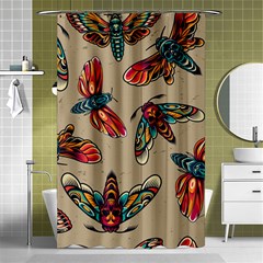 Tattoos Colorful Seamless Pattern Shower Curtain 48  X 72  (small)  by Wegoenart