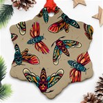 Tattoos Colorful Seamless Pattern Ornament (Snowflake) Front