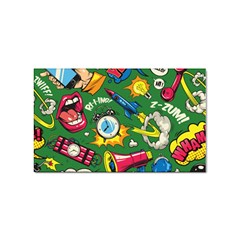 Pop Art Colorful Seamless Pattern Sticker (rectangular)