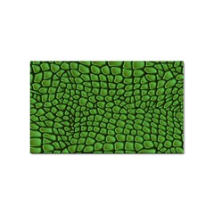 Seamless Pattern Crocodile Leather Sticker (rectangular) by Wegoenart